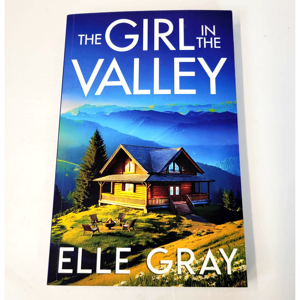 The Girl In The Valley Elle Gray Blue Paperback Crime Mystery 2025 Illustrated